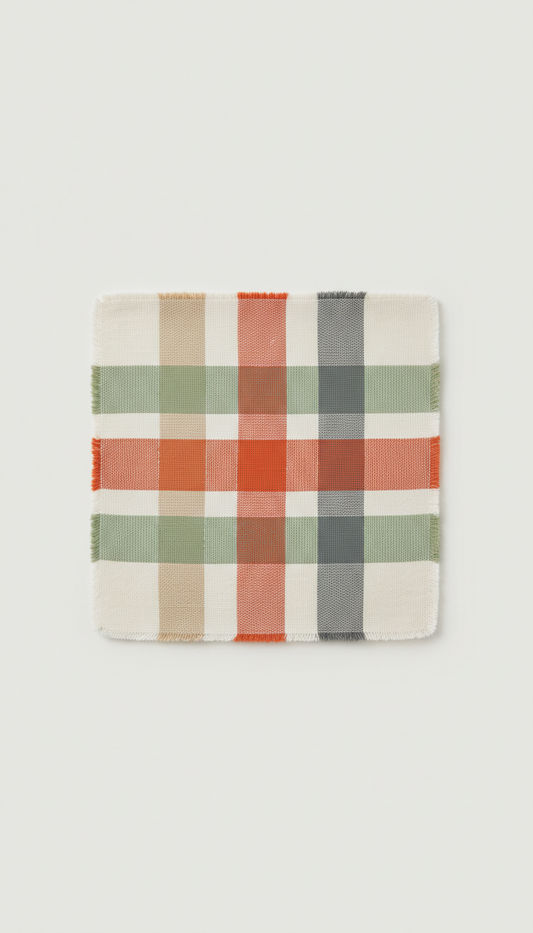 Serviette en lin tissé à la main